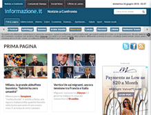 Tablet Screenshot of informazione.it